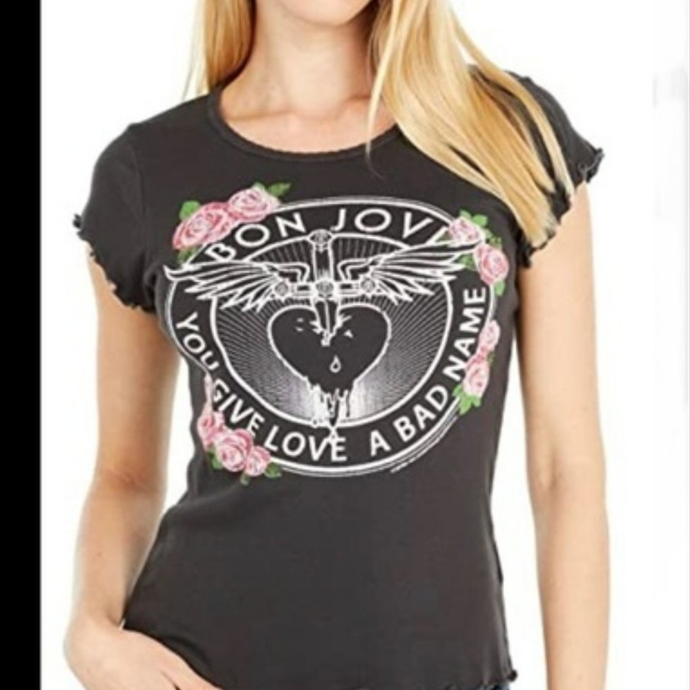 Chaser Bon Jovi You Give Love A Bad Name Tee